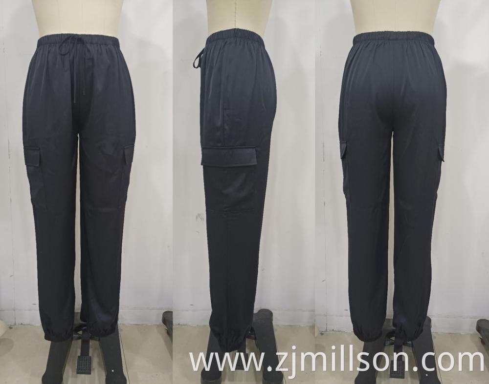 Black Lady Cargo Pants Jpg